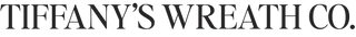 Tiffany's Wreath Co Black Logo