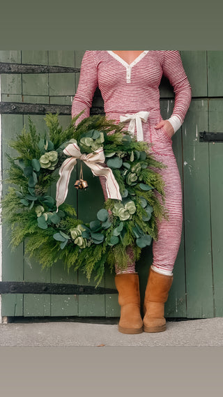 Faux Cedar Wreath
