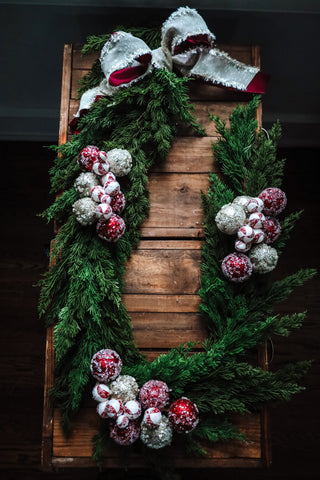 Yuletide Peppermint Garland